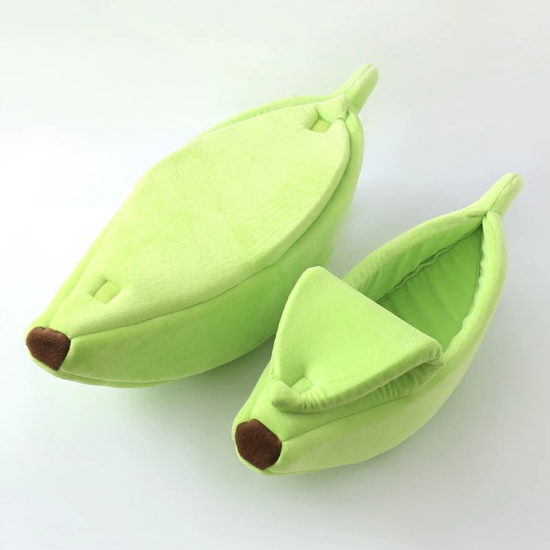 Funny Banana Pet Bed House | Green