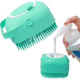 Easy To Use Pet Shampoo Dispenser Brush