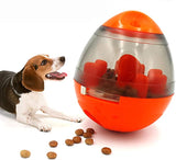 Interactive Pet Treat Ball Food Dispenser | Orange