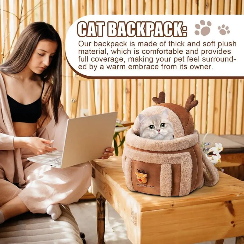 Snuggly Cat Carrier Backpack