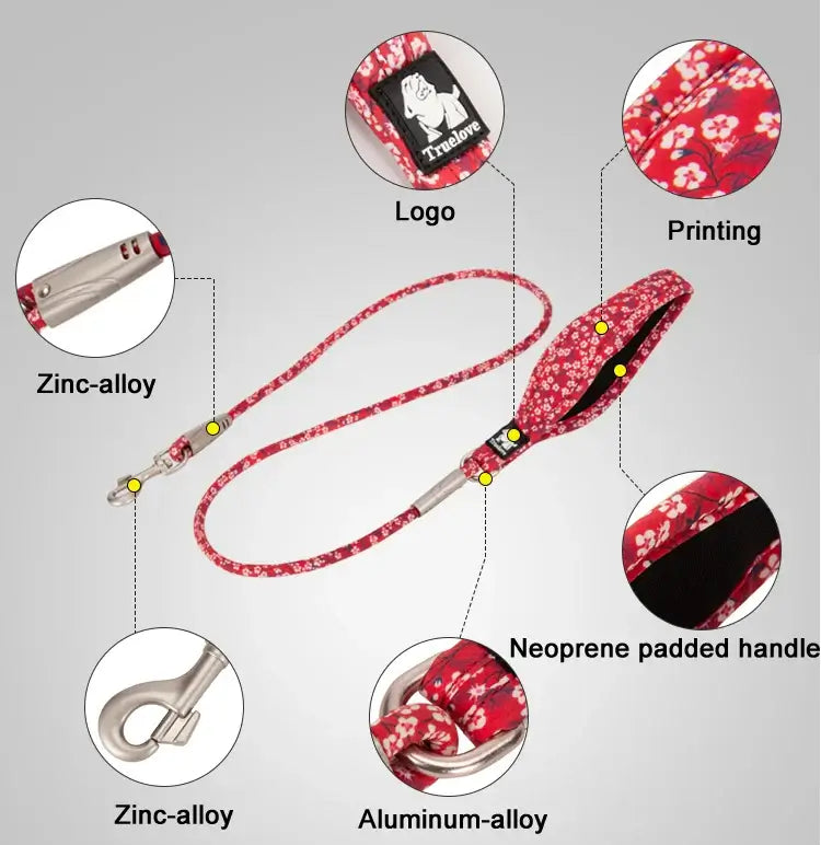 Colorful Cotton Rope Dog Leash