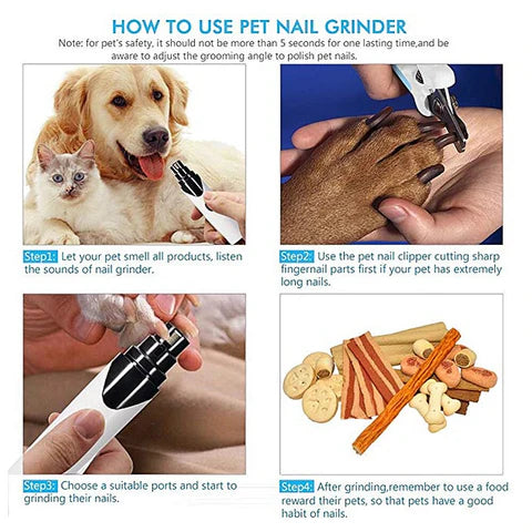 Electric Painless Pet Nail Clipper