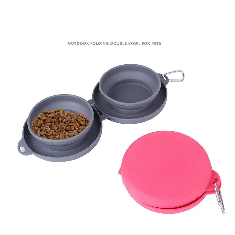Foldable Pet Water and Food Bowl