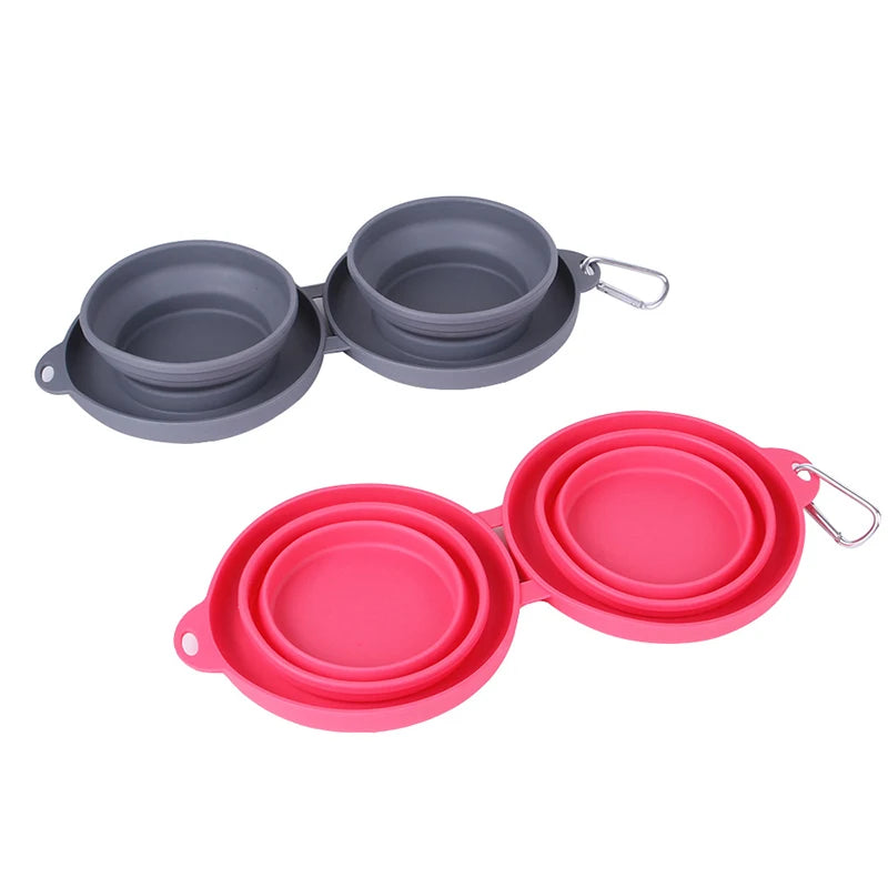 Foldable Pet Water and Food Bowl