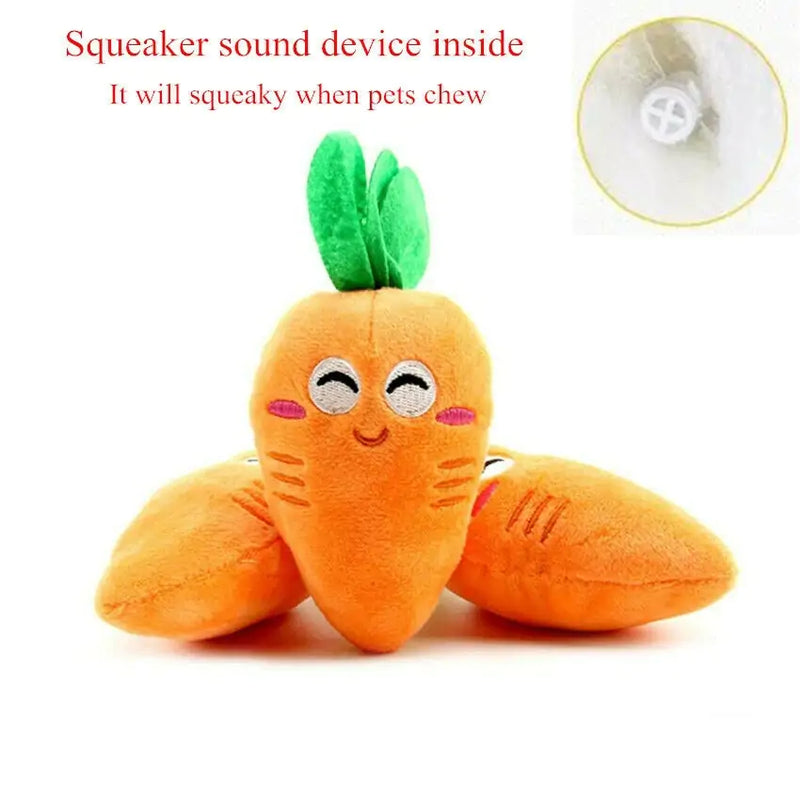 Soft Carrot Pet Toy