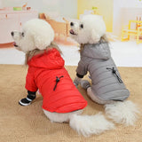 Warm Furr Hooded Pet Winter Coat