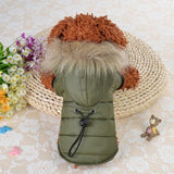 Warm Furr Hooded Pet Winter Coat