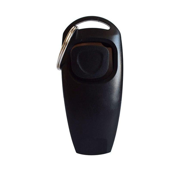 2-in-1 Pet Training Clicker | Black