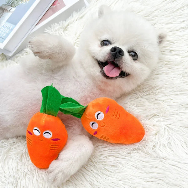 Soft Carrot Pet Toy