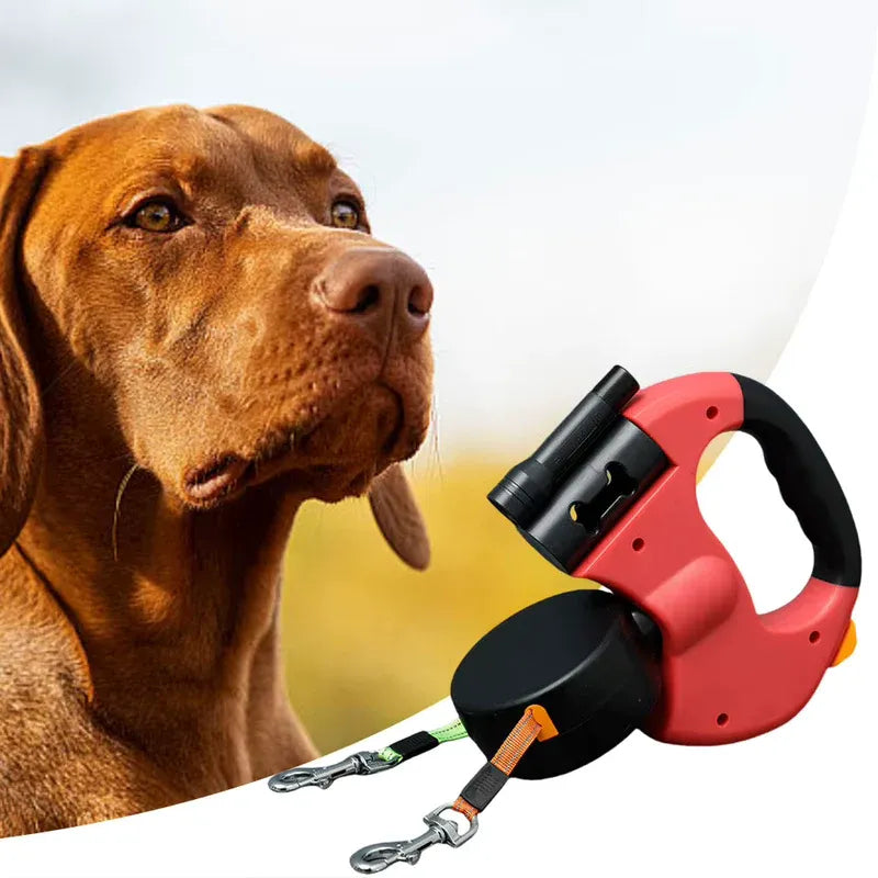 PawPerfect™ 360° Dual Retractable Dog Leash