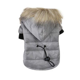 Warm Furr Hooded Pet Winter Coat