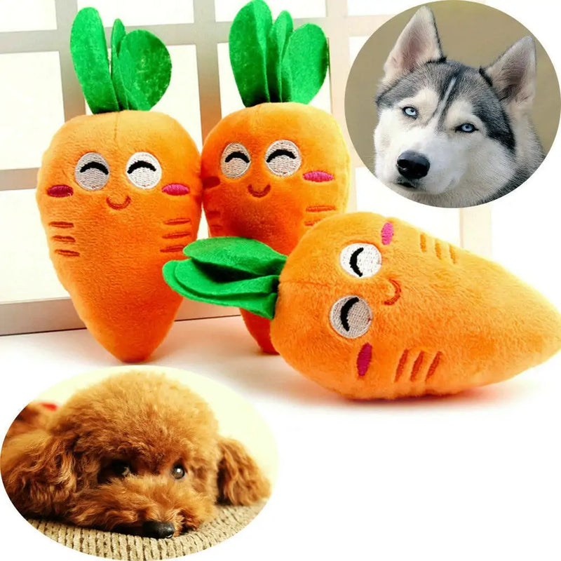 Soft Carrot Pet Toy